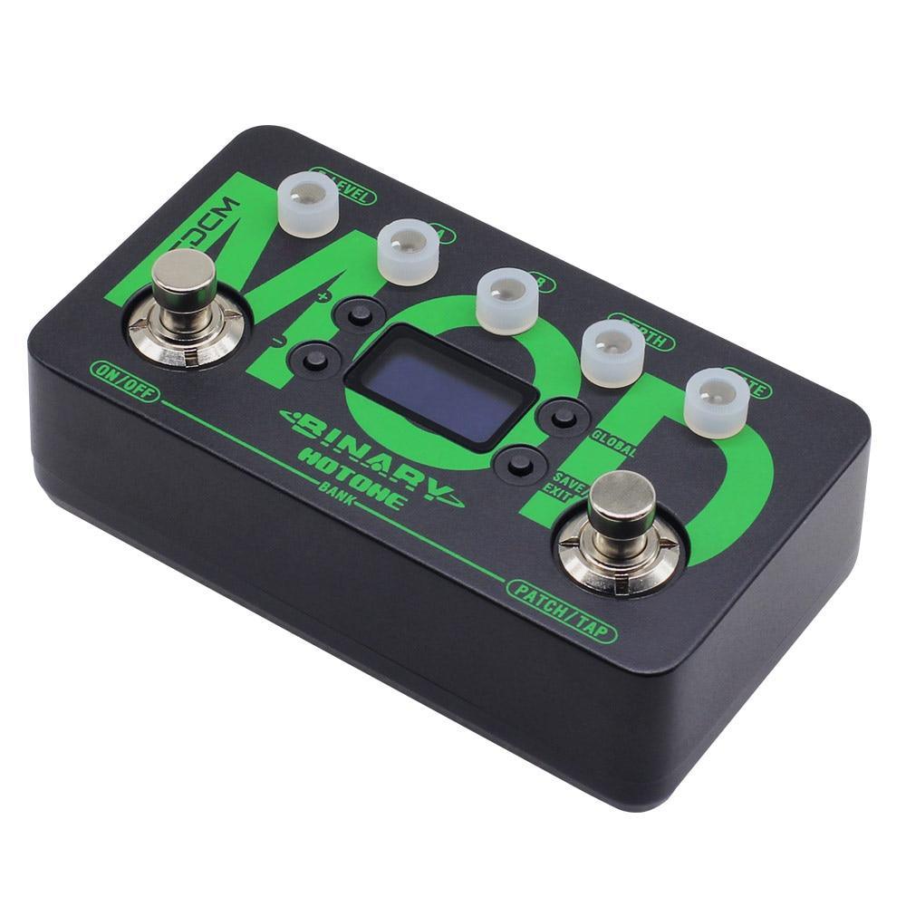 Hotone Binary Mod Multi-Mode Chorus Flanger Tremolo Phaser Rotary Vibe - VirtuousWares:Global