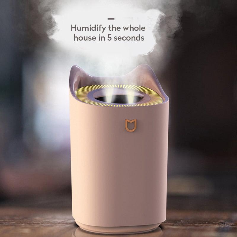 Humidifier Home 3L Air Ultrasonic Essential Oil Aroma Diffuser Double - VirtuousWares:Global