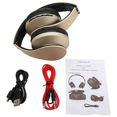 HY-811 Foldable FM Stereo MP3 Player Wired Bluetooth Headset - VirtuousWares:Global