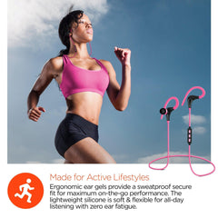 HyperGear Marathon Wireless Sports Earphones Active Pink (14076) - VirtuousWares:Global