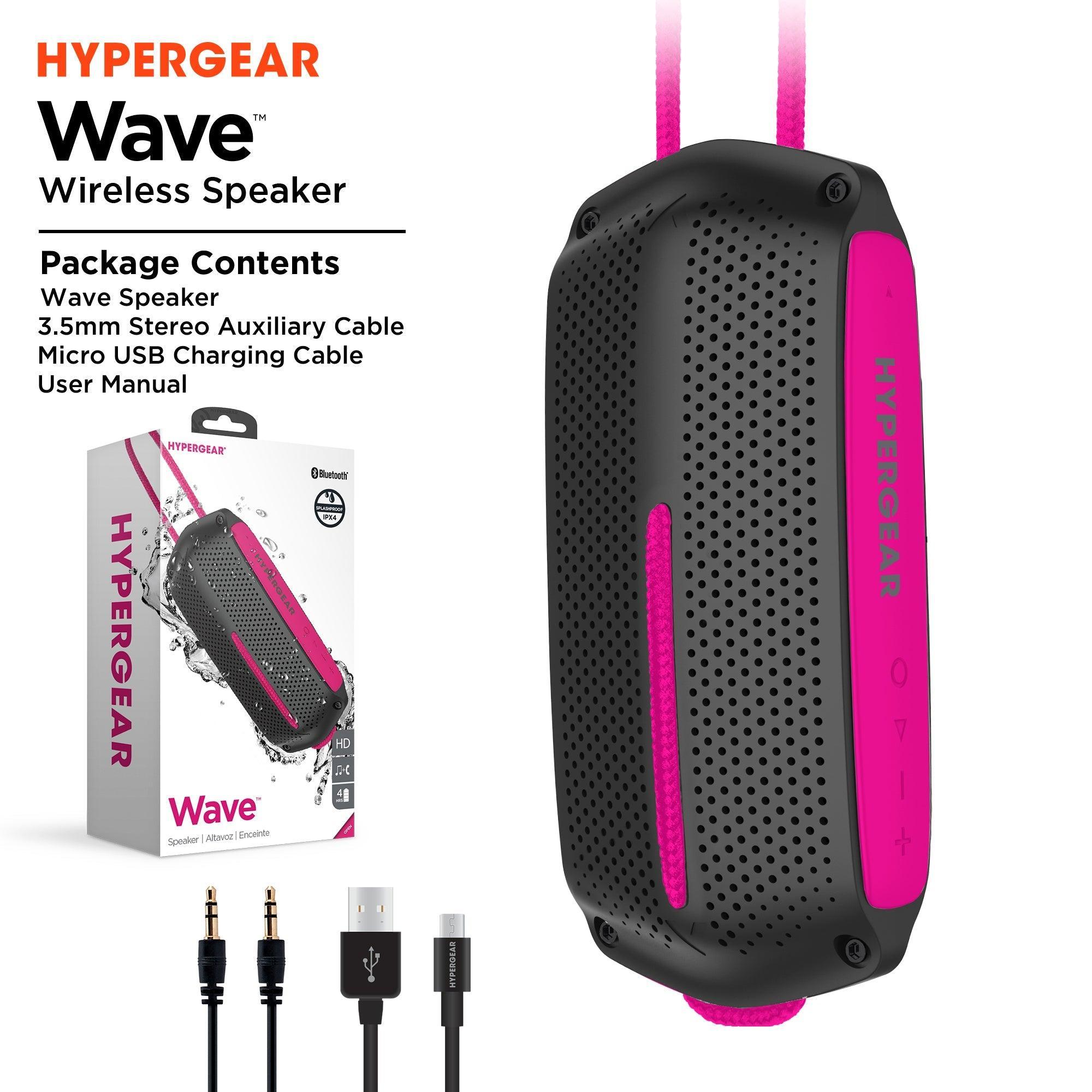 HyperGear Wave Water Resistant Wireless Speaker with Extended Battery - VirtuousWares:Global