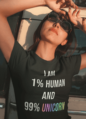 I am 99% unicorn Women T-shirt - VirtuousWares:Global