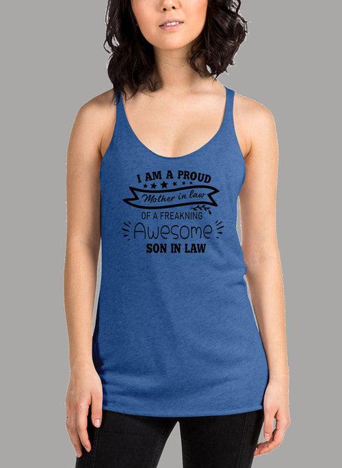 I Am A Proud Mother In Law Black Women's Tank Top - VirtuousWares:Global