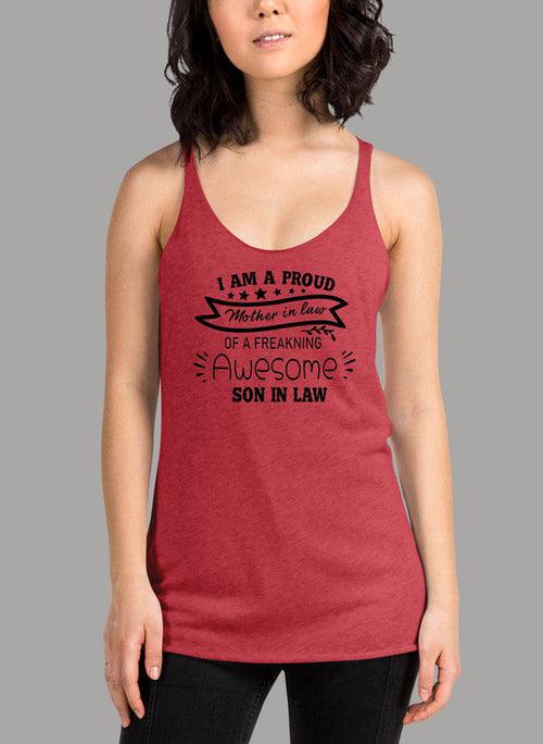 I Am A Proud Mother In Law Black Women's Tank Top - VirtuousWares:Global