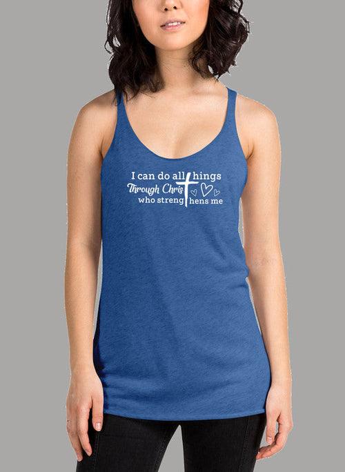 I Can Do All Things Through Christ Women's Tank Top - VirtuousWares:Global