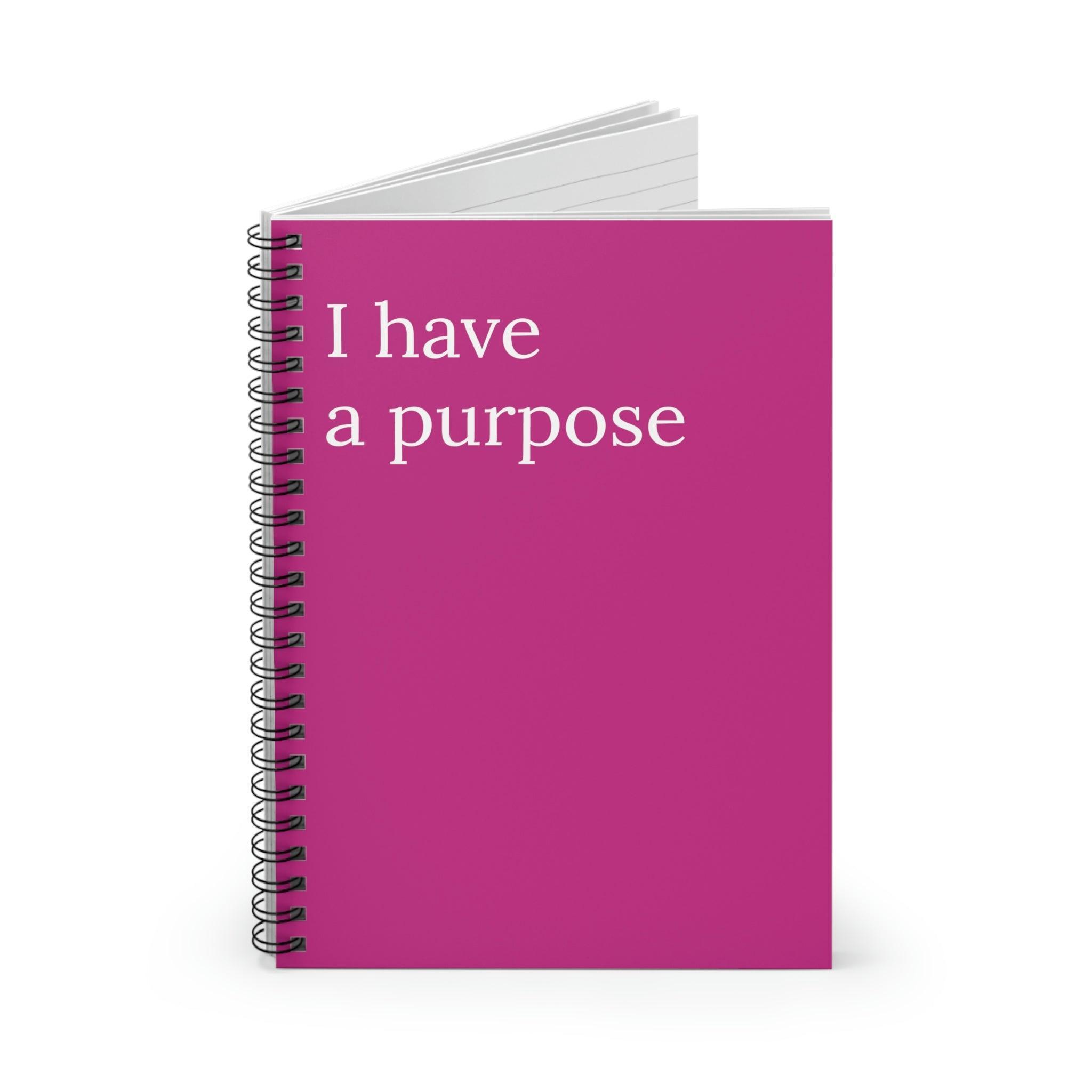 I Have A Purpose Motivational Notebook - VirtuousWares:Global