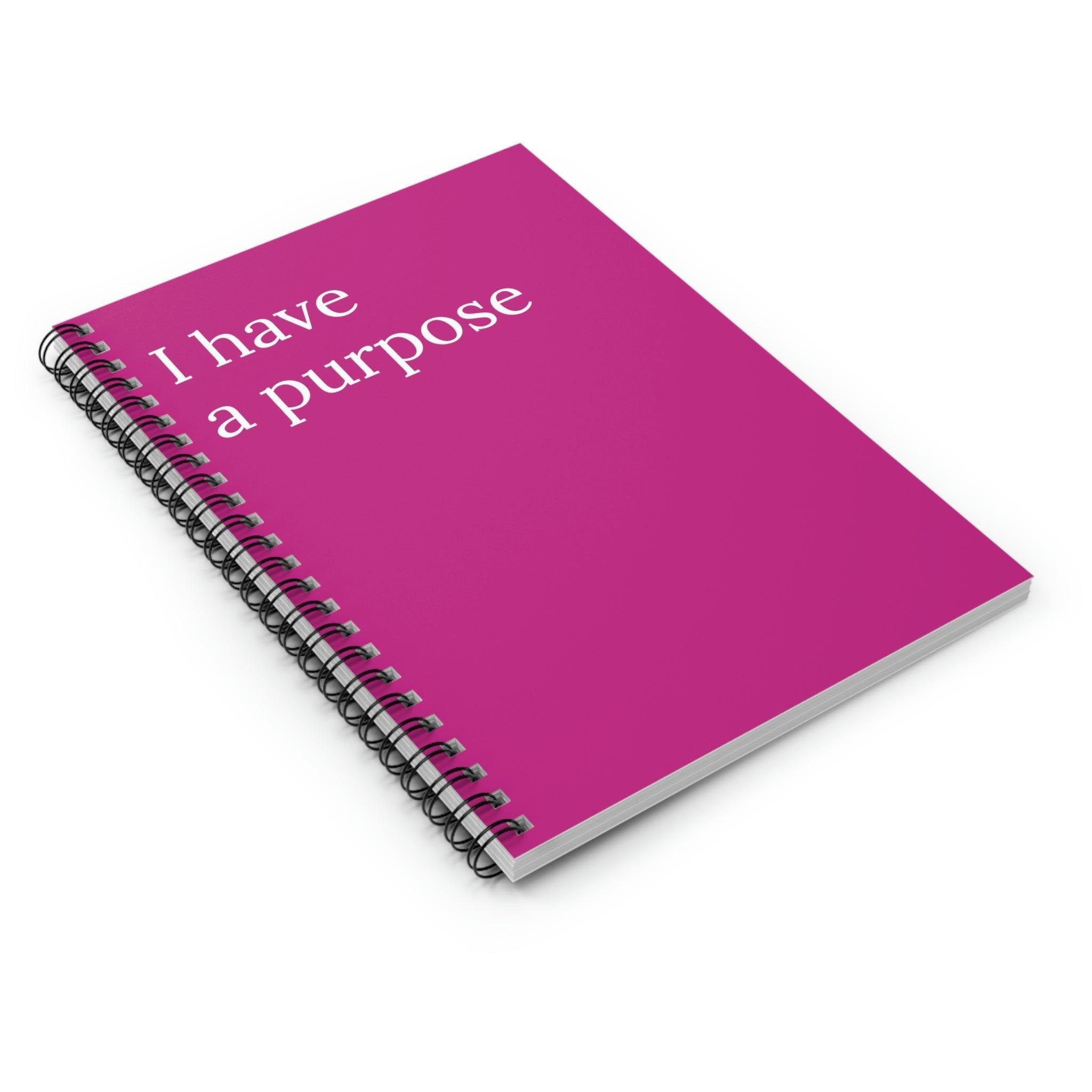 I Have A Purpose Motivational Notebook - VirtuousWares:Global