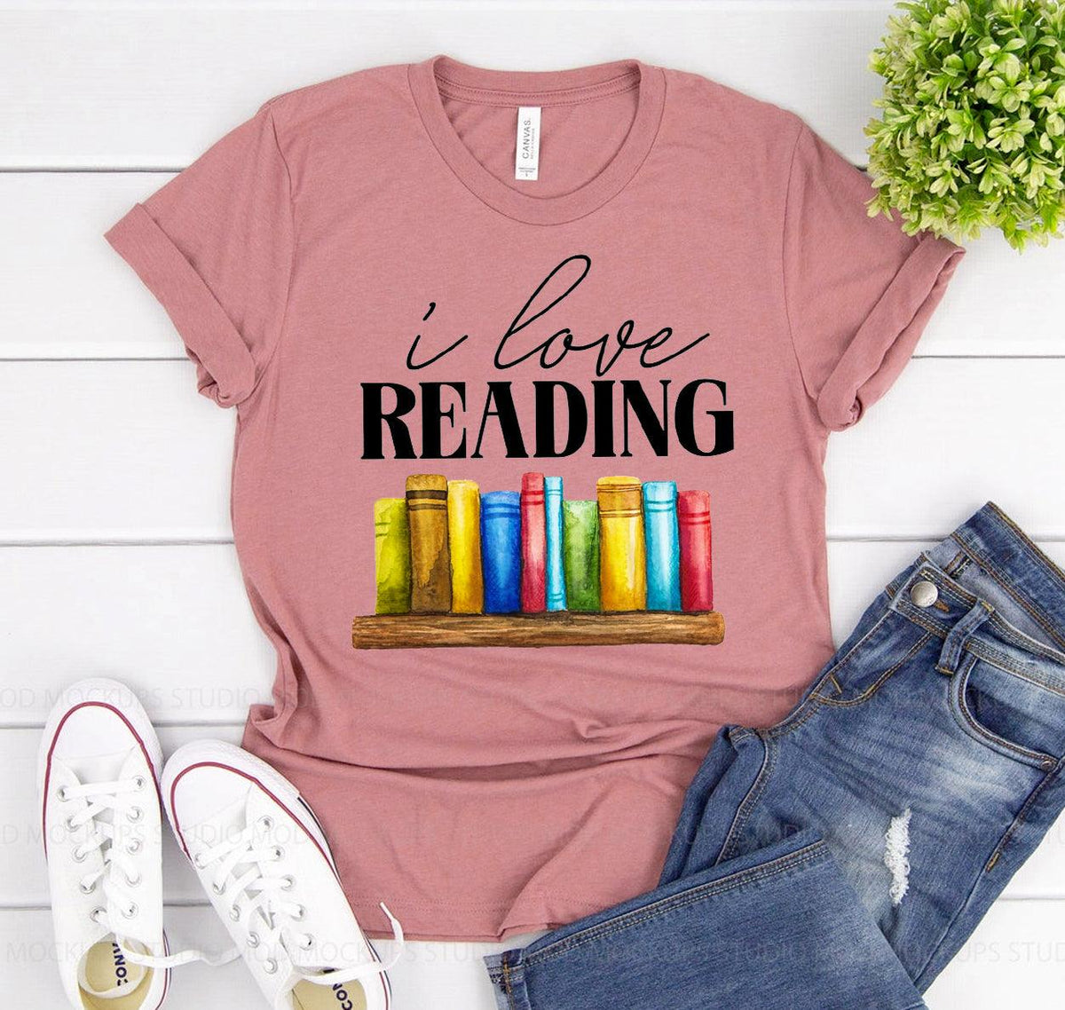 I Love Reading Books T-shirt - VirtuousWares:Global