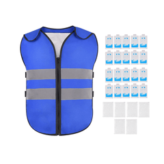 Ice Cooling Safety Vest with 20Pcs Ice Packs - VirtuousWares:Global