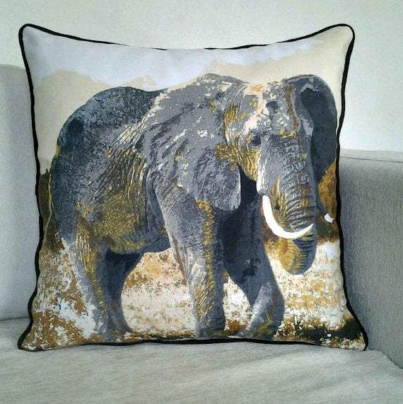 Decorative Throw  Cushion pillow Cover - African Art