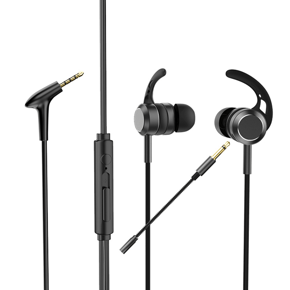 In-Ear Bass Metal Wired Gaming Earphones with Mic - VirtuousWares:Global