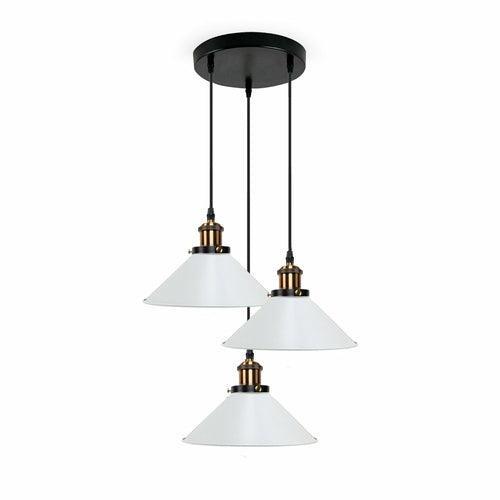 Industrial Vintage Metal Pendant Light Shade Chandelier Retro Ceiling - VirtuousWares:Global