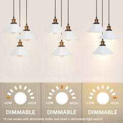 Industrial Vintage Metal Pendant Light Shade Chandelier Retro Ceiling - VirtuousWares:Global