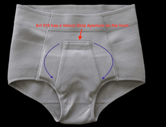 INGUINAL HERNIA SPORT BRIEF - PANT High Height Art.316 ORIONE® - VirtuousWares:Global