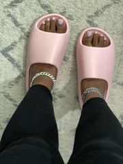 INS Pink Home Women Heel Slippers for Outdoor - VirtuousWares:Global