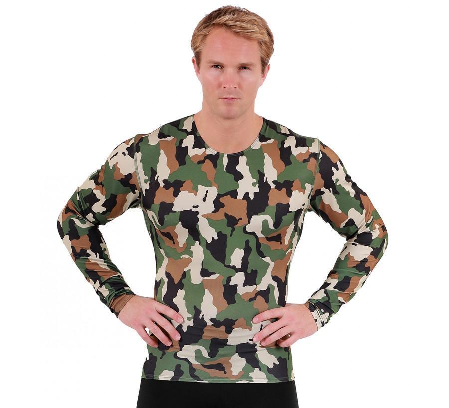 Insta Slim I.S.Pro USA Camo Activewear Long Sleeve Crew Neck - 3TLST01 - VirtuousWares:Global