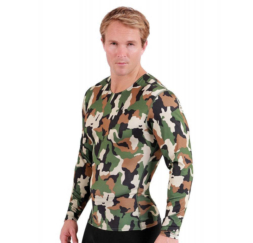 Insta Slim I.S.Pro USA Camo Activewear Long Sleeve Crew Neck - 3TLST01 - VirtuousWares:Global