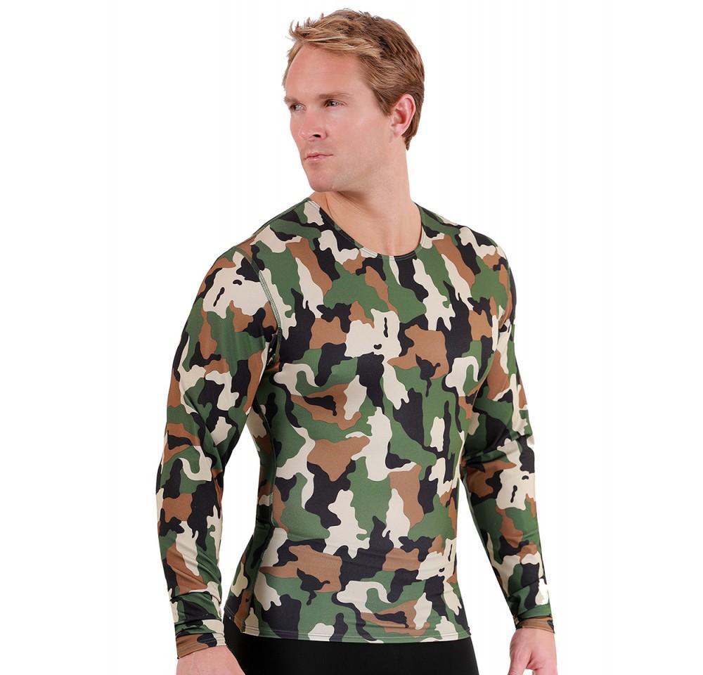 Insta Slim I.S.Pro USA Camo Activewear Long Sleeve Crew Neck - 3TLST01 - VirtuousWares:Global