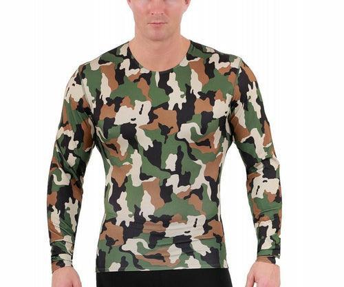 Insta Slim I.S.Pro USA Camo Activewear Long Sleeve Crew Neck - 3TLST01 - VirtuousWares:Global