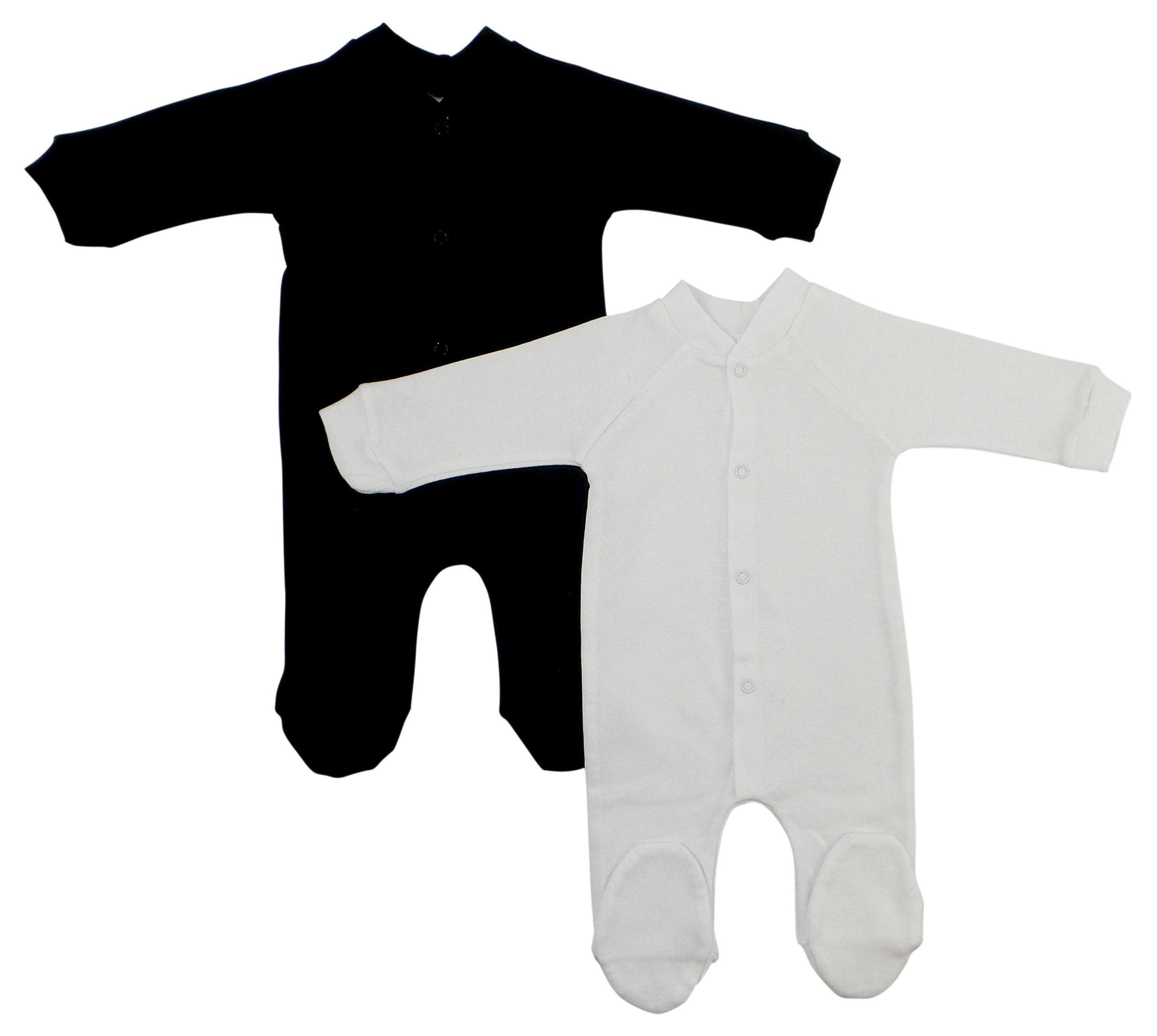 Interlock Black and White Closed-toe Sleep & Play - VirtuousWares:Global