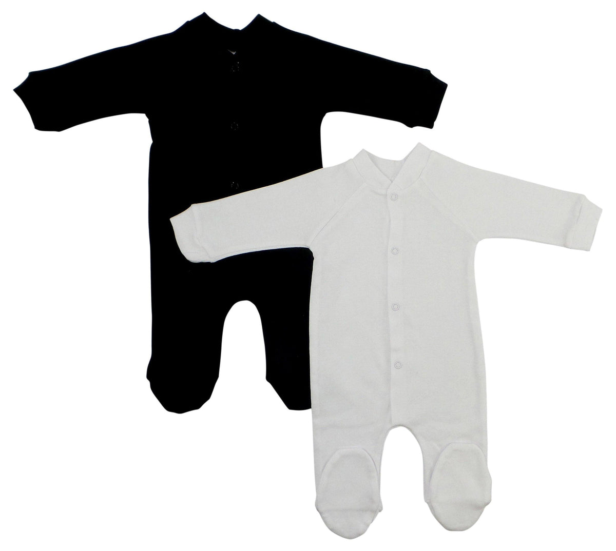 Interlock Black and White Closed-toe Sleep & Play - VirtuousWares:Global