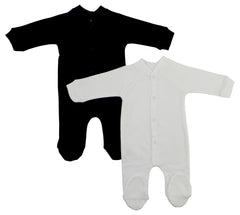Interlock Black and White Closed-toe Sleep & Play - VirtuousWares:Global