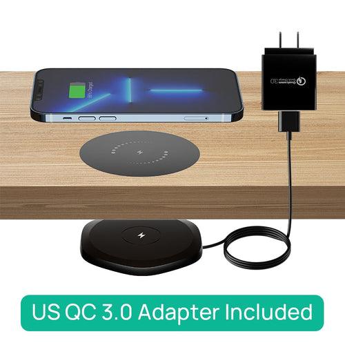 Invisible Wireless Charger 30mm Under Table QI Charger Furniture Desk - VirtuousWares:Global