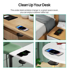 Invisible Wireless Charger 30mm Under Table QI Charger Furniture Desk - VirtuousWares:Global