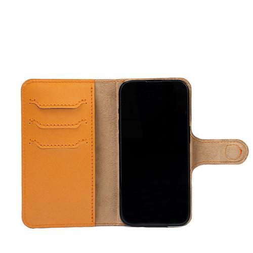 iPhone 15 series Top-Grain Leather Folio Case Wallet - Classic 4.0 - VirtuousWares:Global