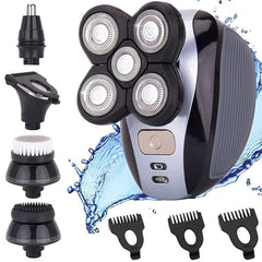 IPX7 High Quality 5 in 1 Men's Electric Shaver Waterproof USB - VirtuousWares:Global