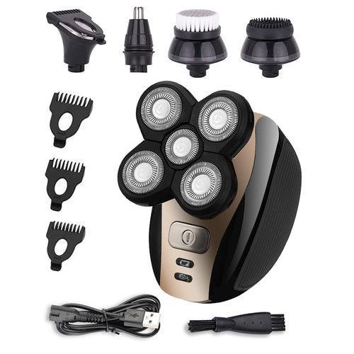 IPX7 High Quality 5 in 1 Men's Electric Shaver Waterproof USB - VirtuousWares:Global