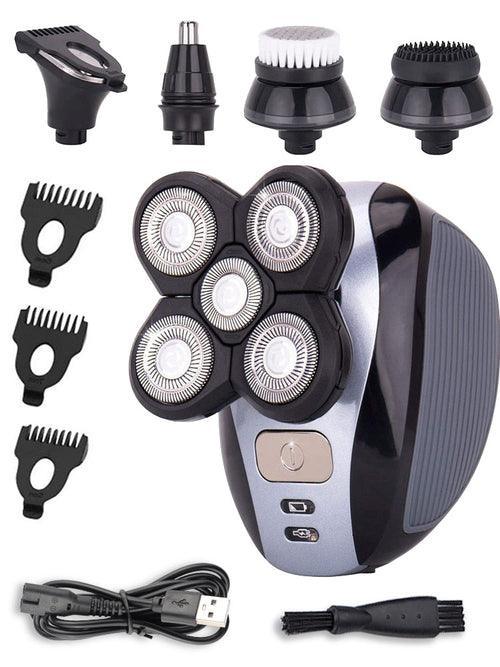IPX7 High Quality 5 in 1 Men's Electric Shaver Waterproof USB - VirtuousWares:Global