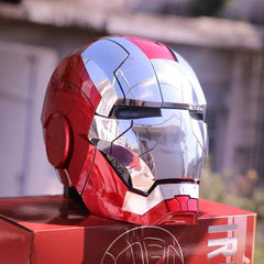 Iron Man Helmet Mk5 Electric Voice Activated Control Wearable Mask 1:1 Automatic Opening Closing Model Figure Adult Toy Gift - VirtuousWares:Global