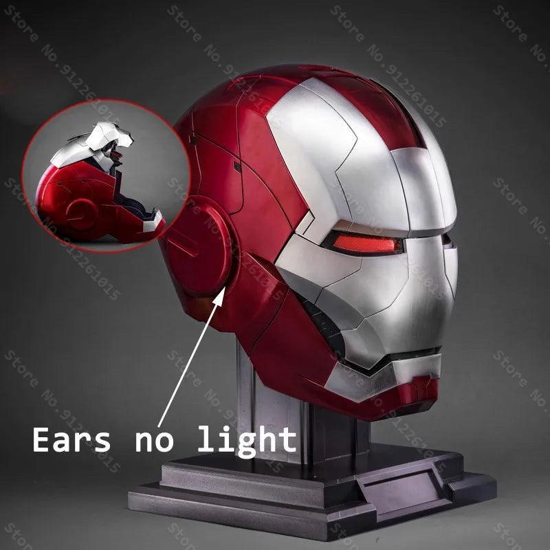 Iron Man Helmet Mk5 Electric Voice Activated Control Wearable Mask 1:1 Automatic Opening Closing Model Figure Adult Toy Gift - VirtuousWares:Global