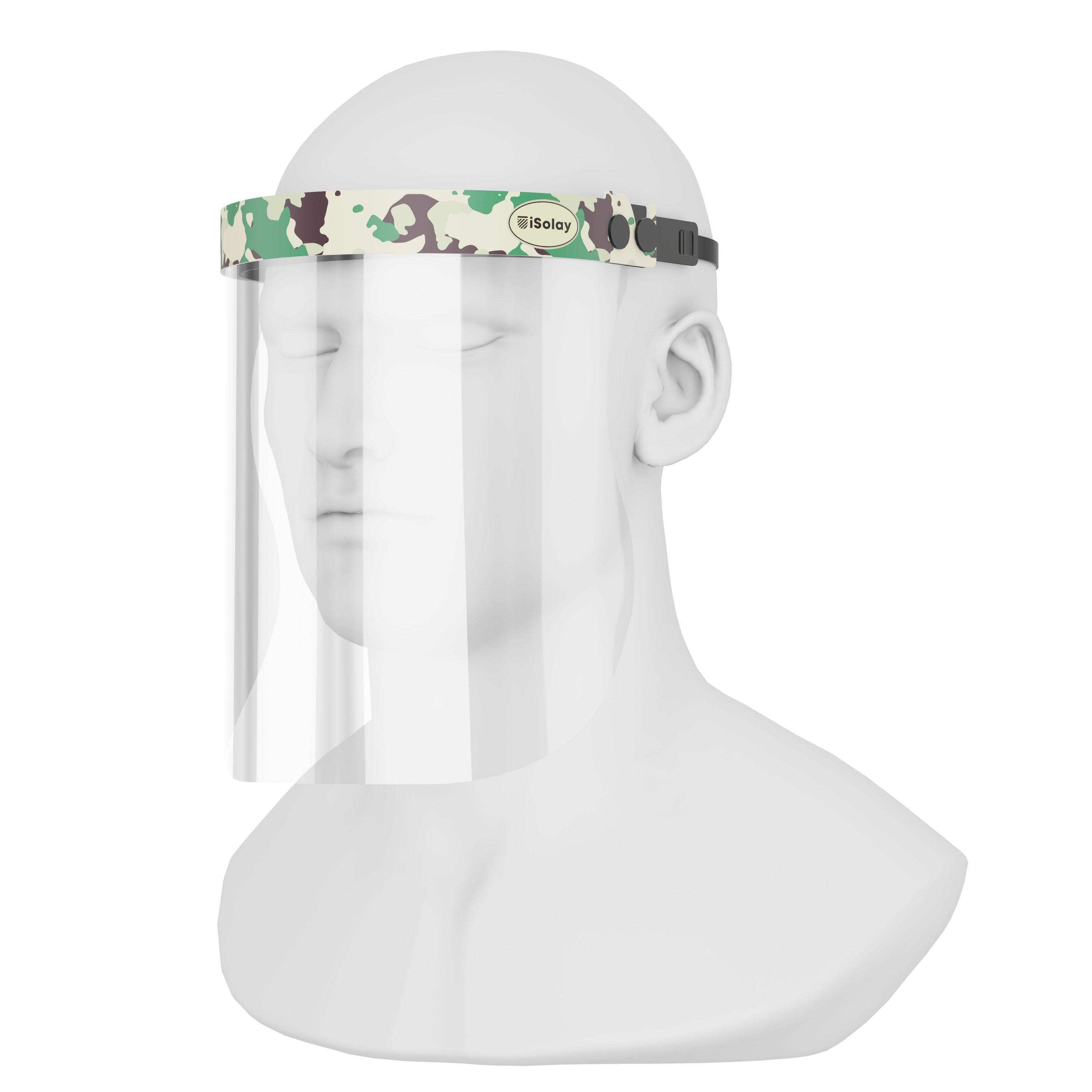 iSolay Face Shield Camouflage - VirtuousWares:Global