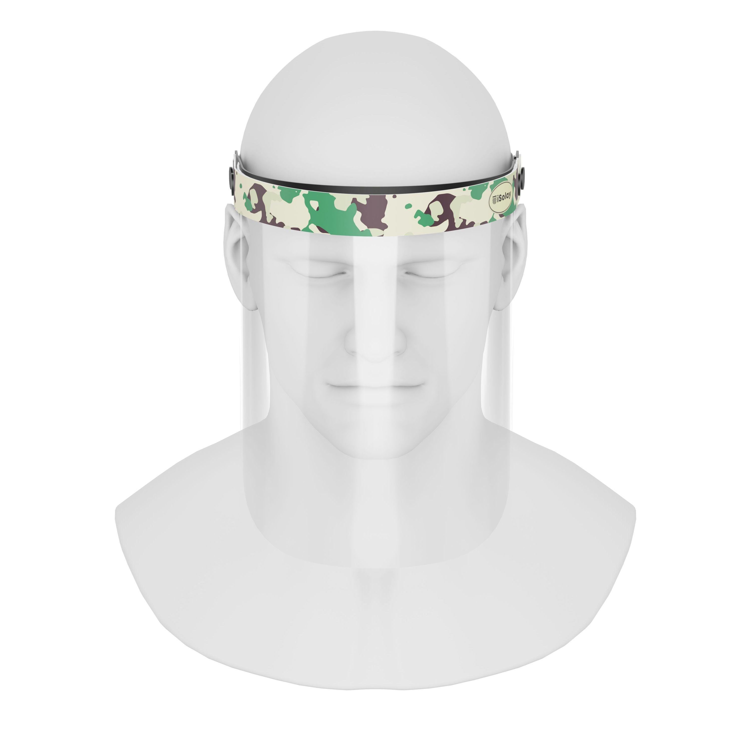 iSolay Face Shield Camouflage - VirtuousWares:Global