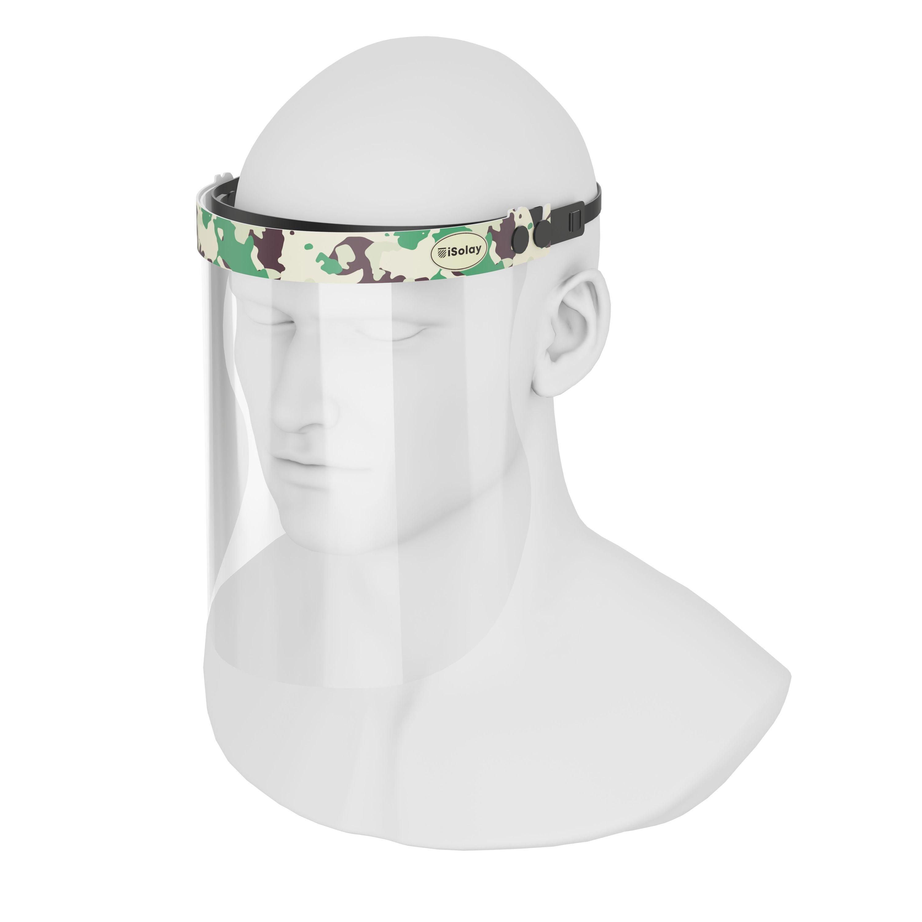 iSolay Face Shield Camouflage - VirtuousWares:Global