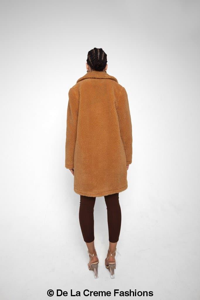 Jacqueline Oversized Teddy Coat - VirtuousWares:Global