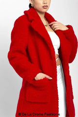 Jacqueline Oversized Teddy Coat - VirtuousWares:Global