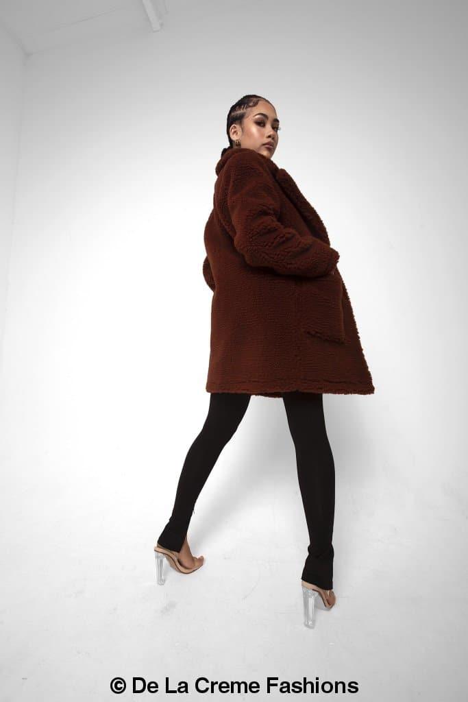 Jacqueline Oversized Teddy Coat - VirtuousWares:Global