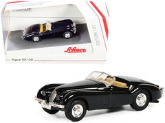 Jaguar XK 120 Roadster Black 1/87 (HO) Diecast Model Car by Schuco - VirtuousWares:Global