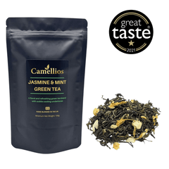 Jasmine & Mint Green Tea - Loose Leaf - VirtuousWares:Global