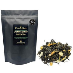 Jasmine & Mint Green Tea - Loose Leaf - VirtuousWares:Global