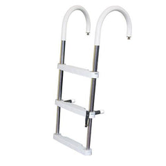 JIF Marine DUF3 3 Step Telescoping Pontoon Ladder - VirtuousWares:Global