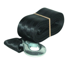 JIF Marine W1400D-ST 1400 lbs Trailer Winch Strap, Black - VirtuousWares:Global