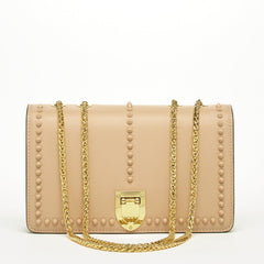 Josie Leather Purse Beige - VirtuousWares:Global