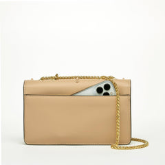 Josie Leather Purse Beige - VirtuousWares:Global