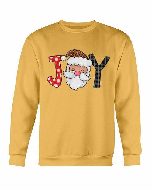 Joy Santa Christmas Sweatshirt - VirtuousWares:Global