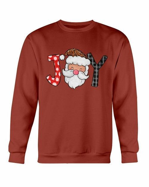 Joy Santa Christmas Sweatshirt - VirtuousWares:Global