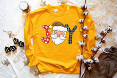 Joy Santa Christmas Sweatshirt - VirtuousWares:Global